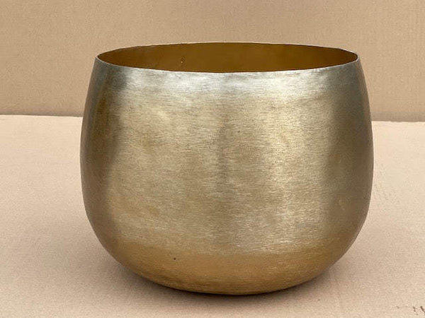 Gold Aluminum Planter - Arusa
