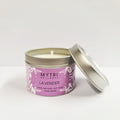 Lavender soy wax candle in jar
