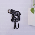 elephant design brass wall hook