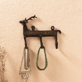 Deer design ornamental brass hooks & Jewellery organizer 
