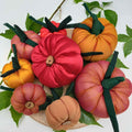 Fabric Pumpkins - Autumn-Themed Table Decor - Recycled Saree Pumpkins 