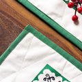Green Edge Table Runner and Placemats Set 