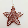Hanging Webbed Metal Star for Christmas Tree 