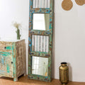 Mirrors with Wooden Frame and Bars 