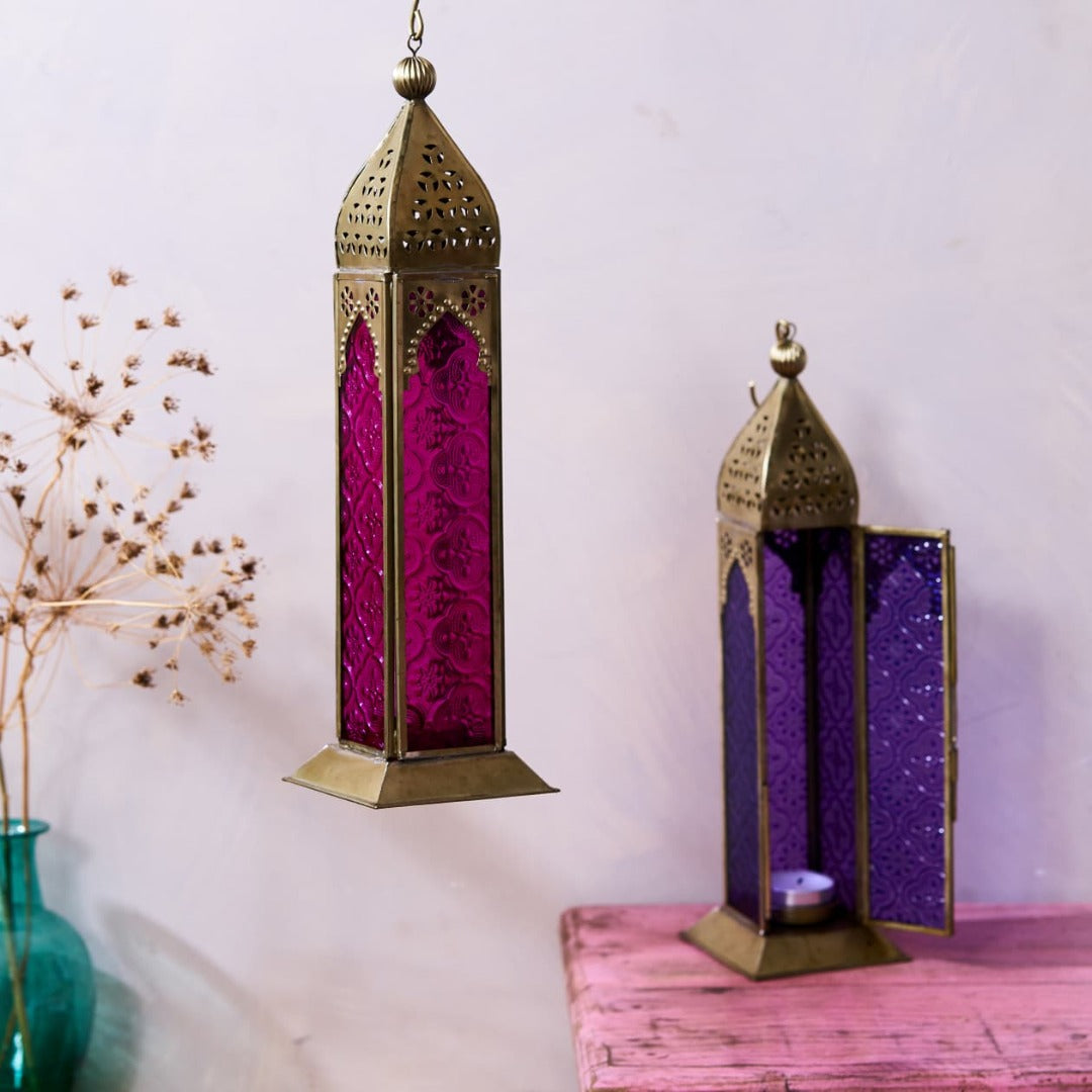 Moroccan Glass Candle Holders - Mytri Designs