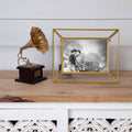 Photo Frames | Metal with Gold Finish | Set of 2 