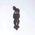 Rosewood  handmade bookmark with intricate art work - elephant design 