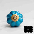 Vintage Style Ceramic Decorative Knobs | Flower Design 